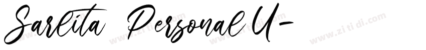 Sarlita   Personal U字体转换